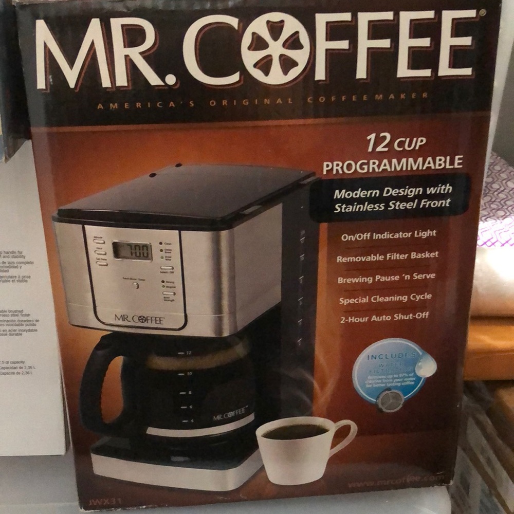 Used 1x Mr Coffee Maker